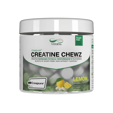 Creapure® Creatine Chewz 150 tabs Lemon - Sugar Free - VITERNA - VICC150L