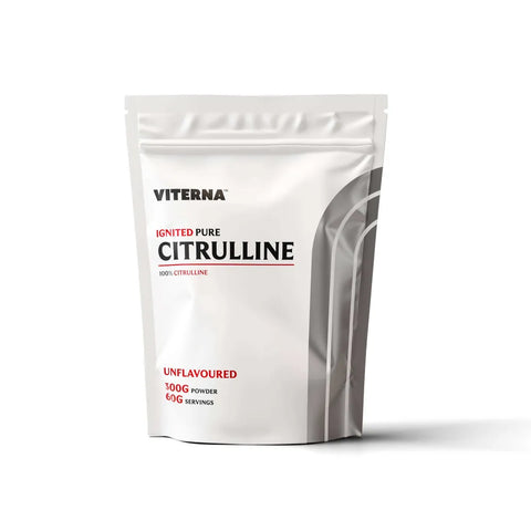 Viterna Ignited Pure Citrulline 300 g – påse med 100 % ren L-citrullin i pulverform