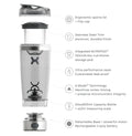 Promixx PRO Electric Shaker Bottle Stainless Steel 600ml - VITERNA - PMPSE600SS