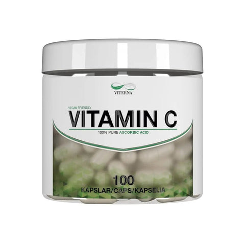 Vitamin C 500 mg 100 caps Vegan - VITERNA - VIC100