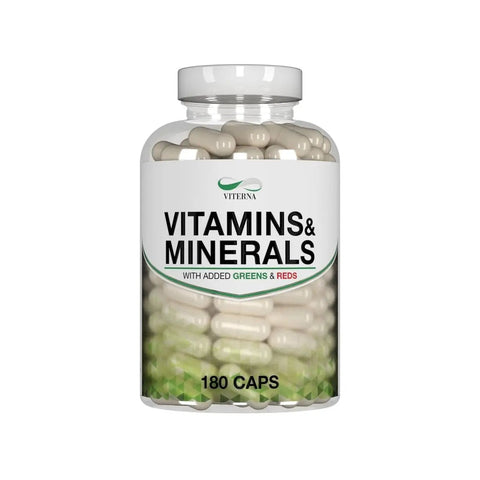 Vitamins & Minerals 180 caps - VITERNA - VIMV180