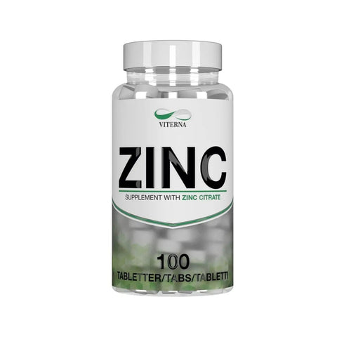 Zinc 100 tabs Vegan - VITERNA - VIZ100